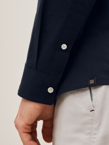 Next Slim fit Button Up Shirt in Blue