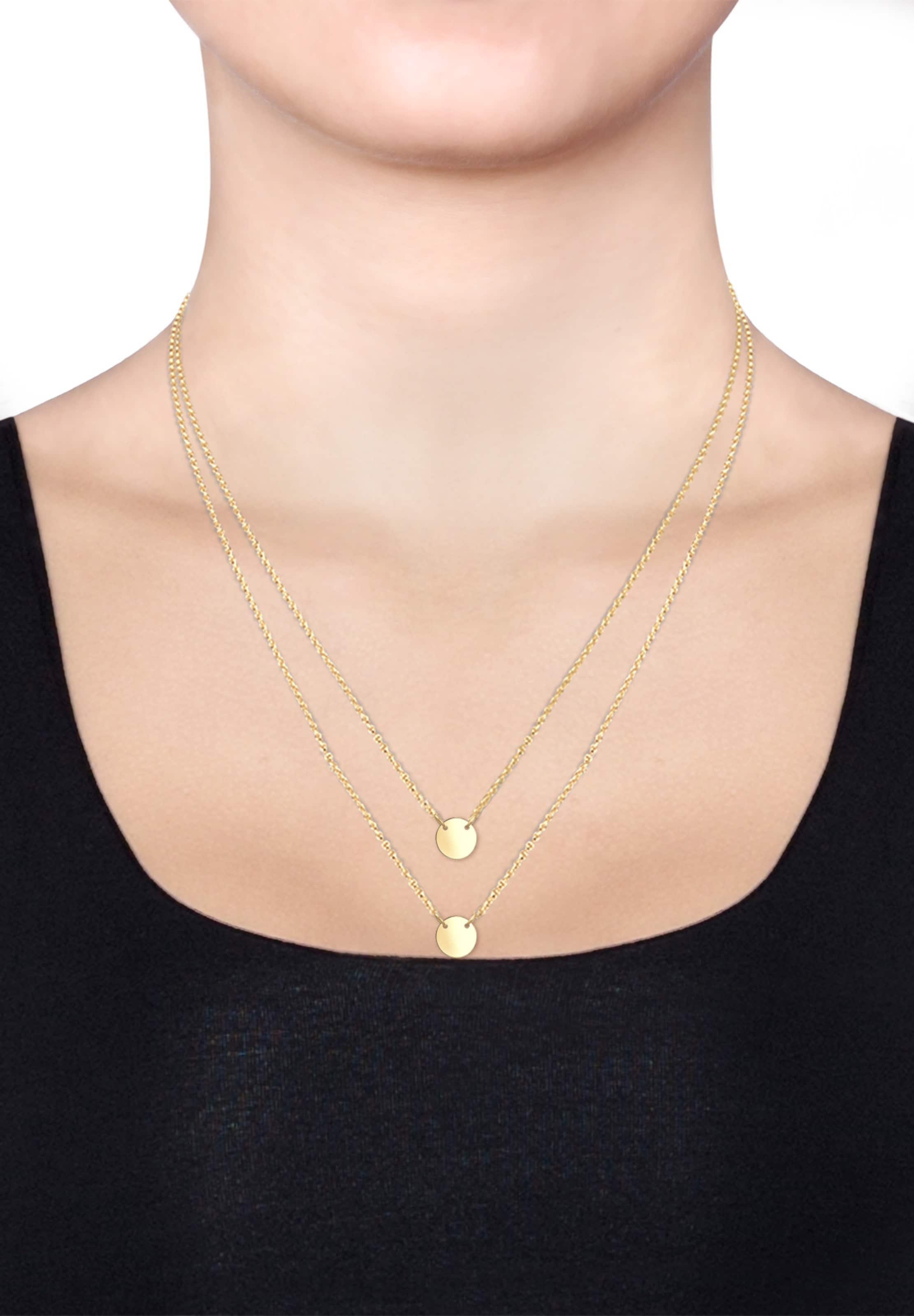 ELLI Sieraden set 'Geo' in Goud