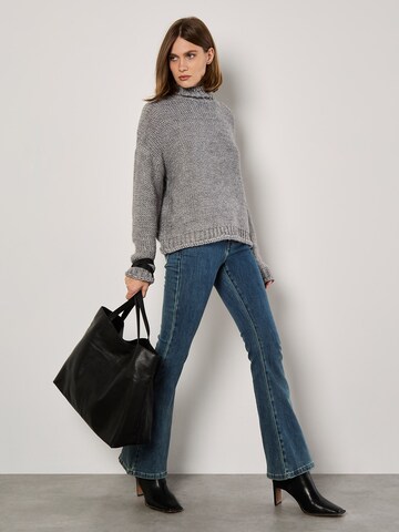 Apricot Oversized Chunky Knit Jumper ' ' in Grau