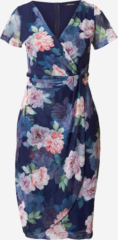 Robe SWING en bleu : devant