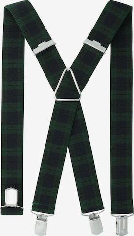 WILLEN Suspenders 'Karo' in Green: front