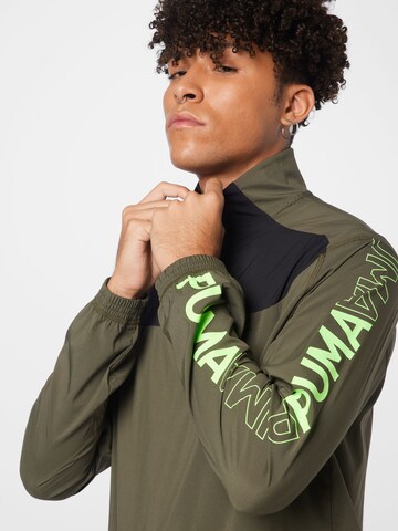 PUMA Athletic Jacket in Green