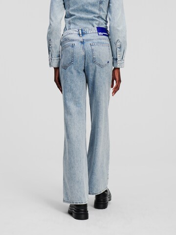 KARL LAGERFELD JEANS - Loosefit Calças de ganga em azul