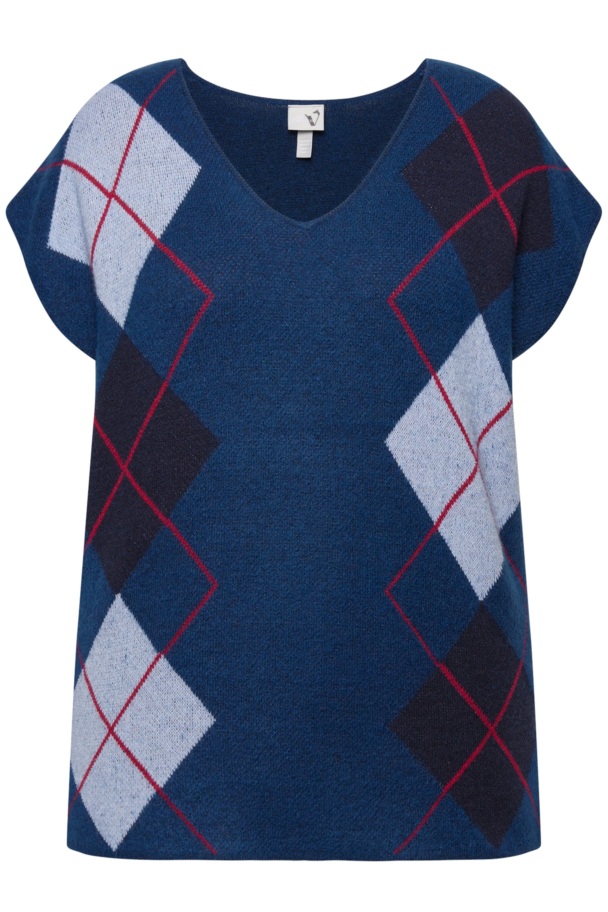 Ulla Popken Pullover in Blau: Vorderseite