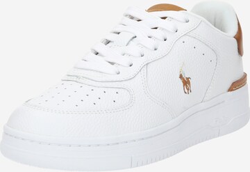 Sneaker bassa 'MASTERS' di Polo Ralph Lauren in bianco: frontale