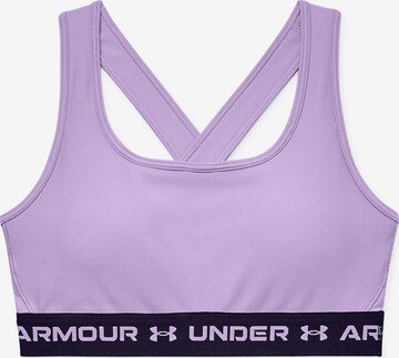 UNDER ARMOUR Bralette Sports Bra in Purple: front