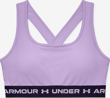 UNDER ARMOUR Bralette Sports Bra in Purple: front