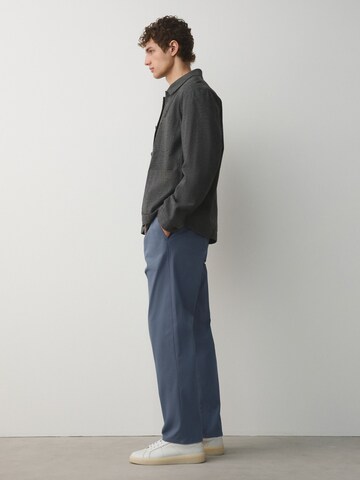 Next Loosefit Bandplooibroek in Blauw