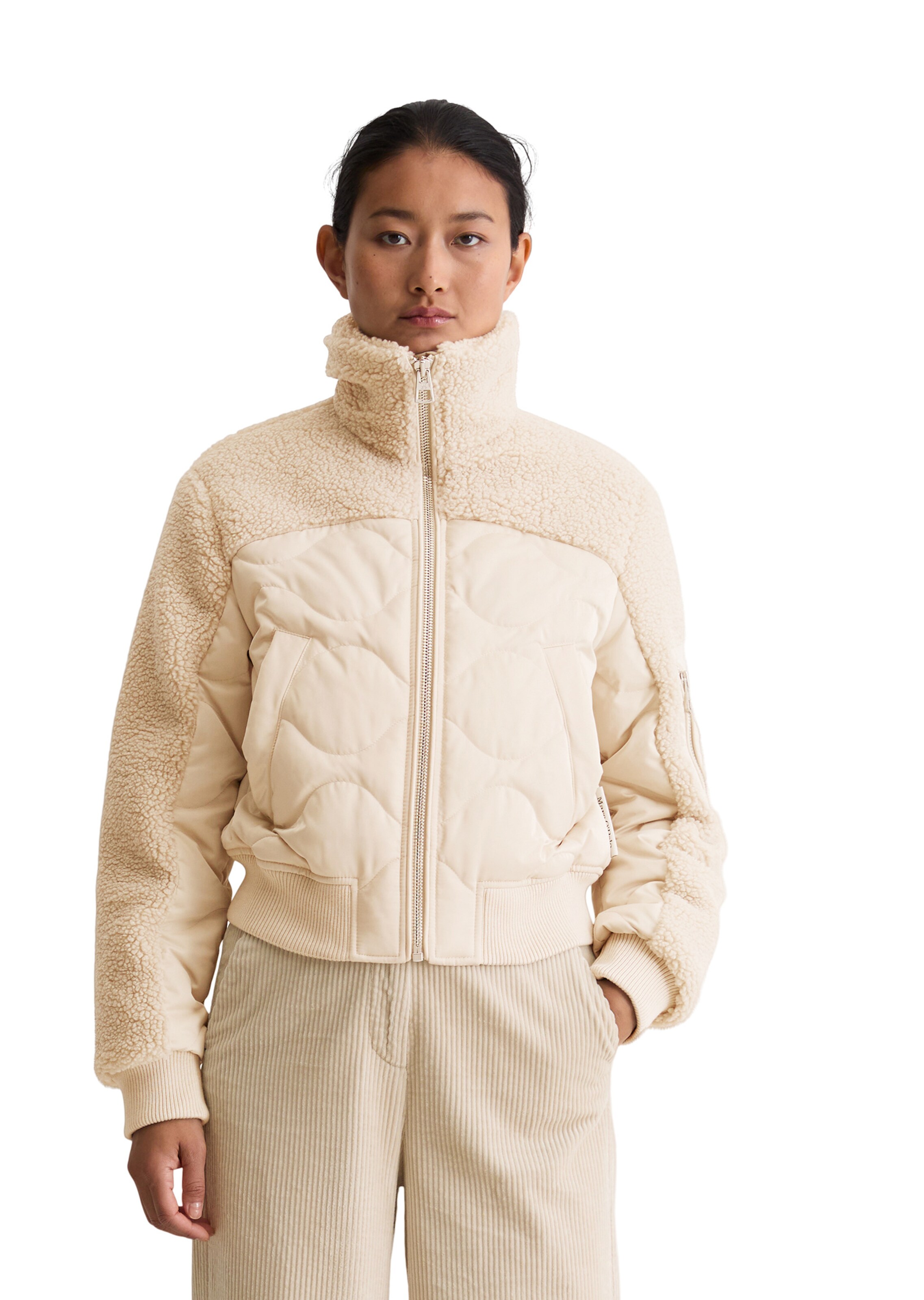 Marc O'Polo Between-season jacket in Beige: front