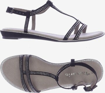 TAMARIS Sandals & High-Heeled Sandals in 38 in Black: front
