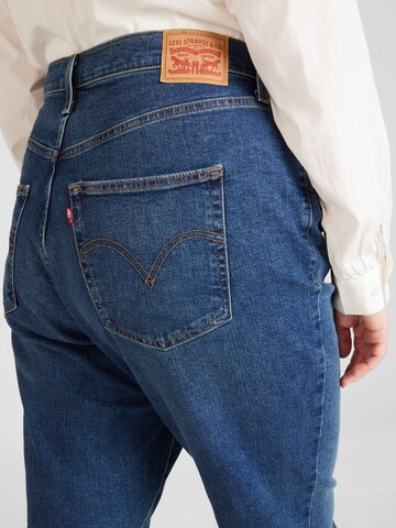 Levi's® Plus Tapered Farmer 'PL High Waisted Mom Jean' - fekete
