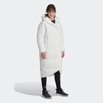 ADIDAS SPORTSWEAR Outdoormantel 'Big Baffle' in Weiß