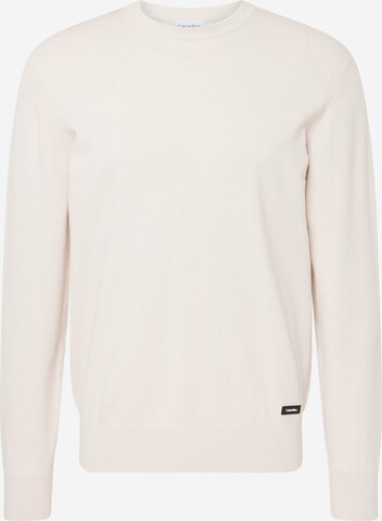 Calvin Klein - Pullover em bege: frente