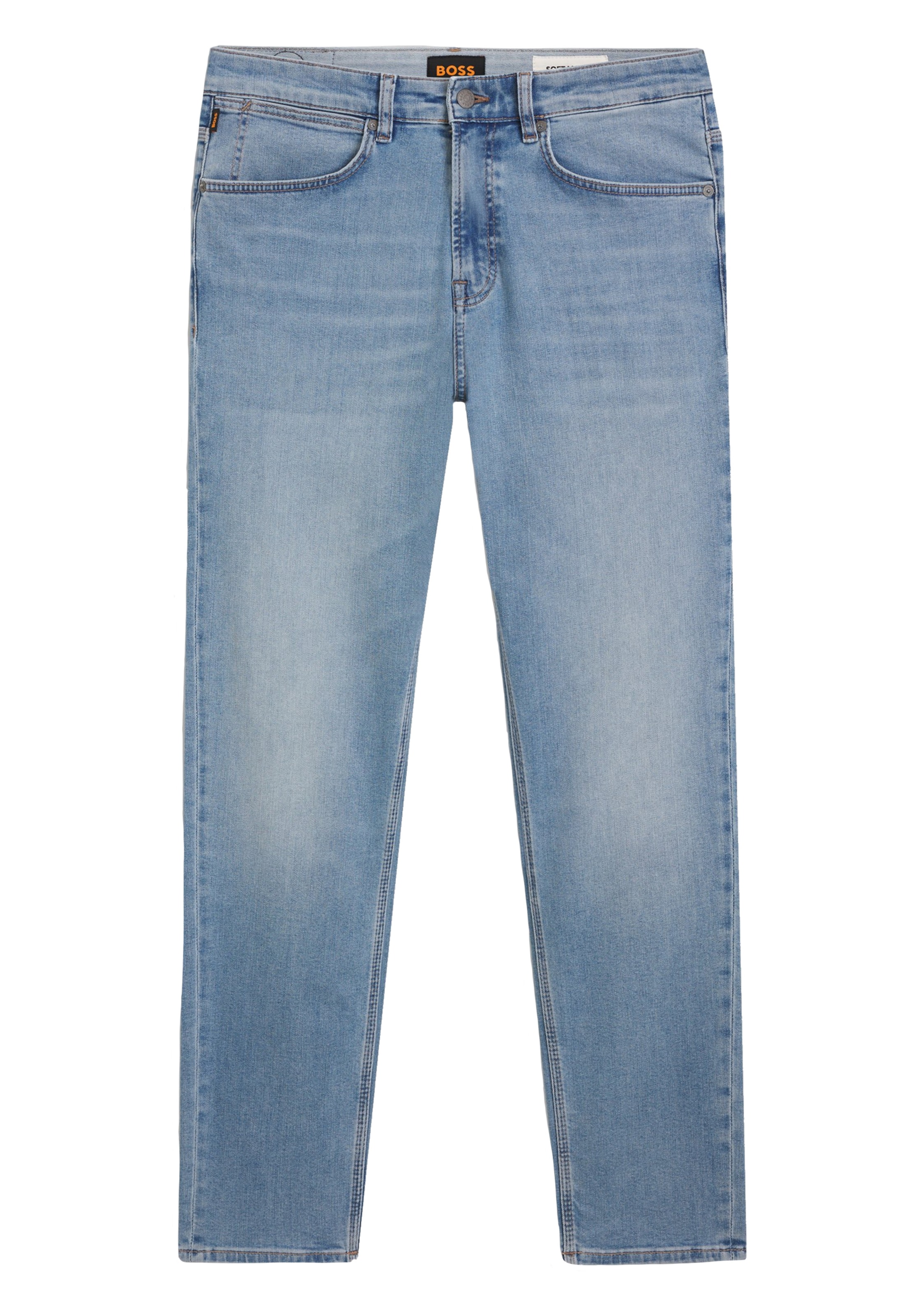 BOSS Tapered Jeans 'Onyx' in Blau: Vorderseite