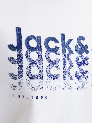 JACK & JONES Koszulka 'JJTEX' w kolorze biały