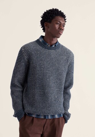 Seasalt Cornwall Sweater 'Crowlas' in Blue: front