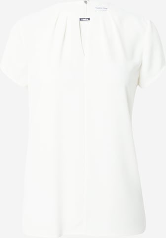 Calvin Klein Blouse in Wit: voorkant