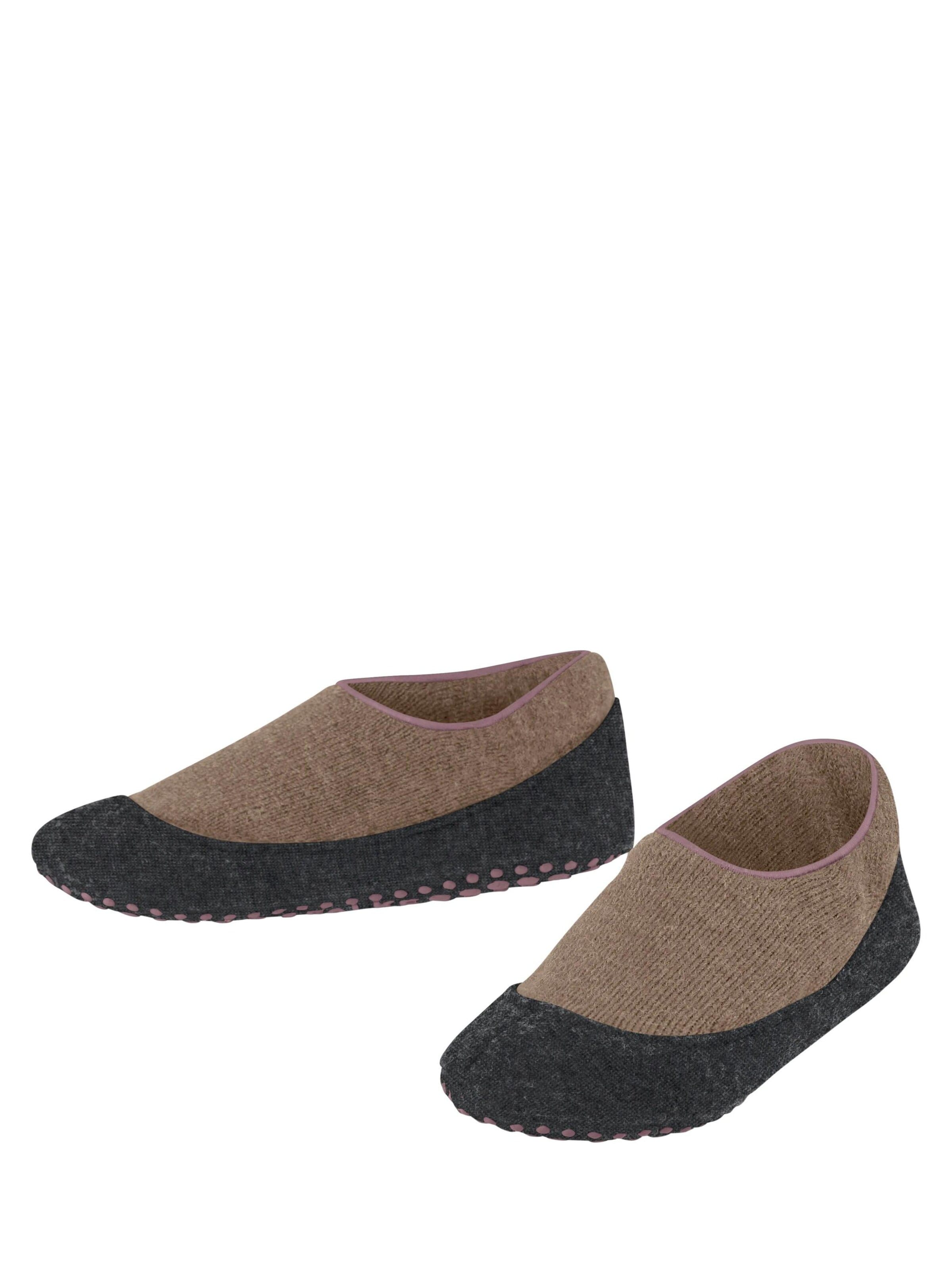 FALKE Socks 'Cosyshoe' in Beige: front