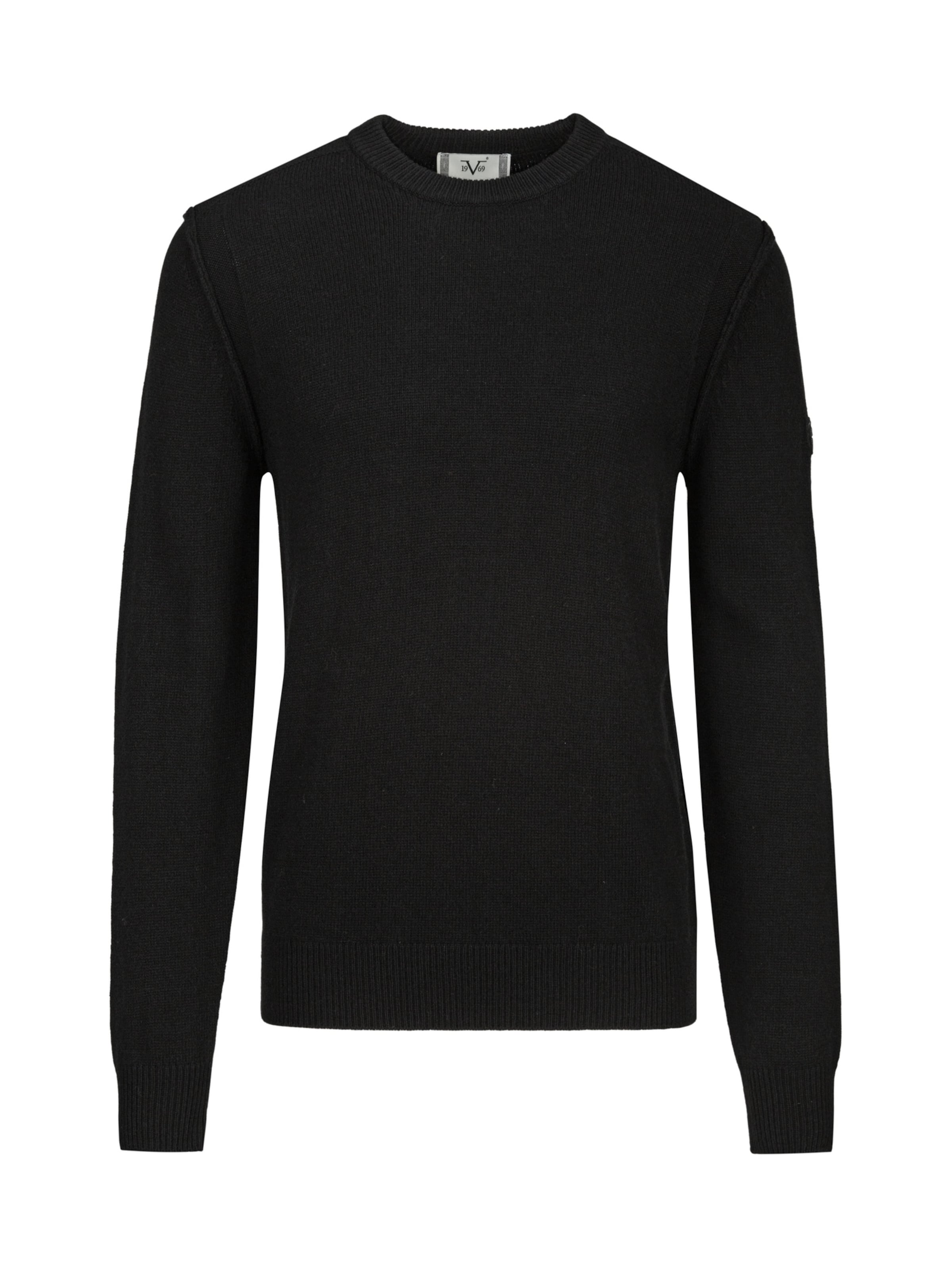 19V69 ITALIA Sweater ' Ricardo ' in Black: front