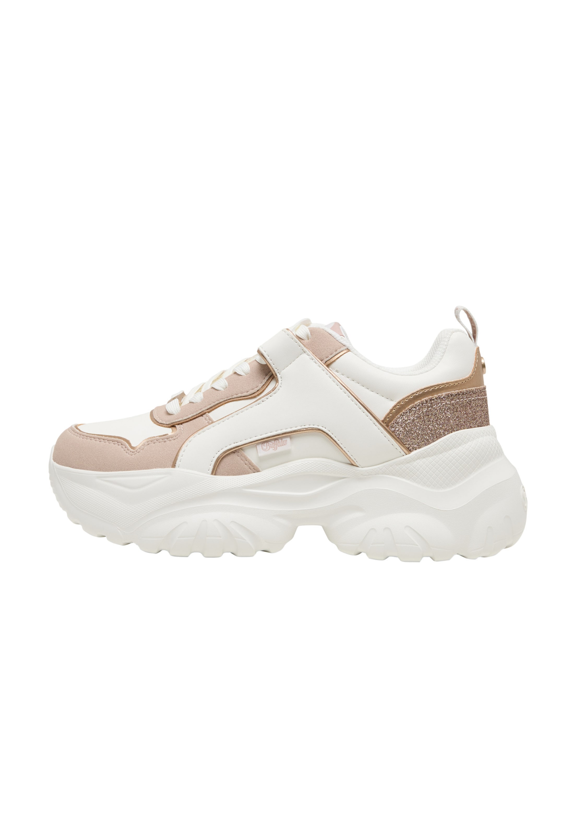 Sneaker bassa 'Bliss One' BUFFALO di colore camello / oro / bianco, Visualizzazione prodotti