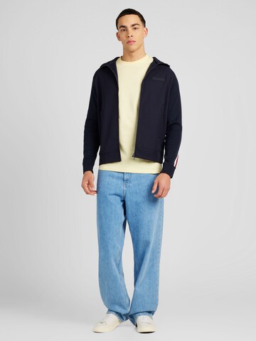 TOMMY HILFIGER Sweatjacke in Blau