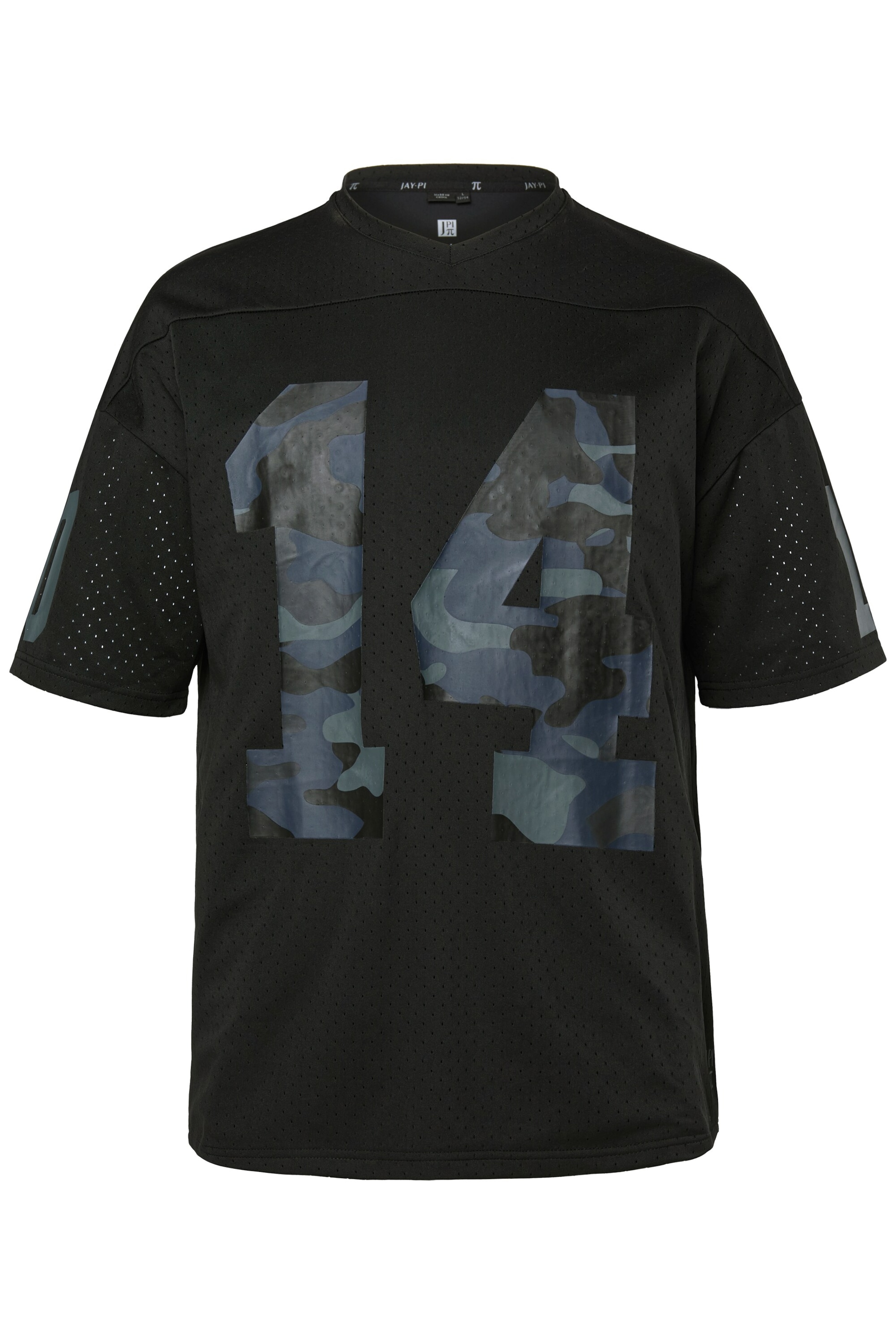 JAY-PI Shirt in Zwart: voorkant