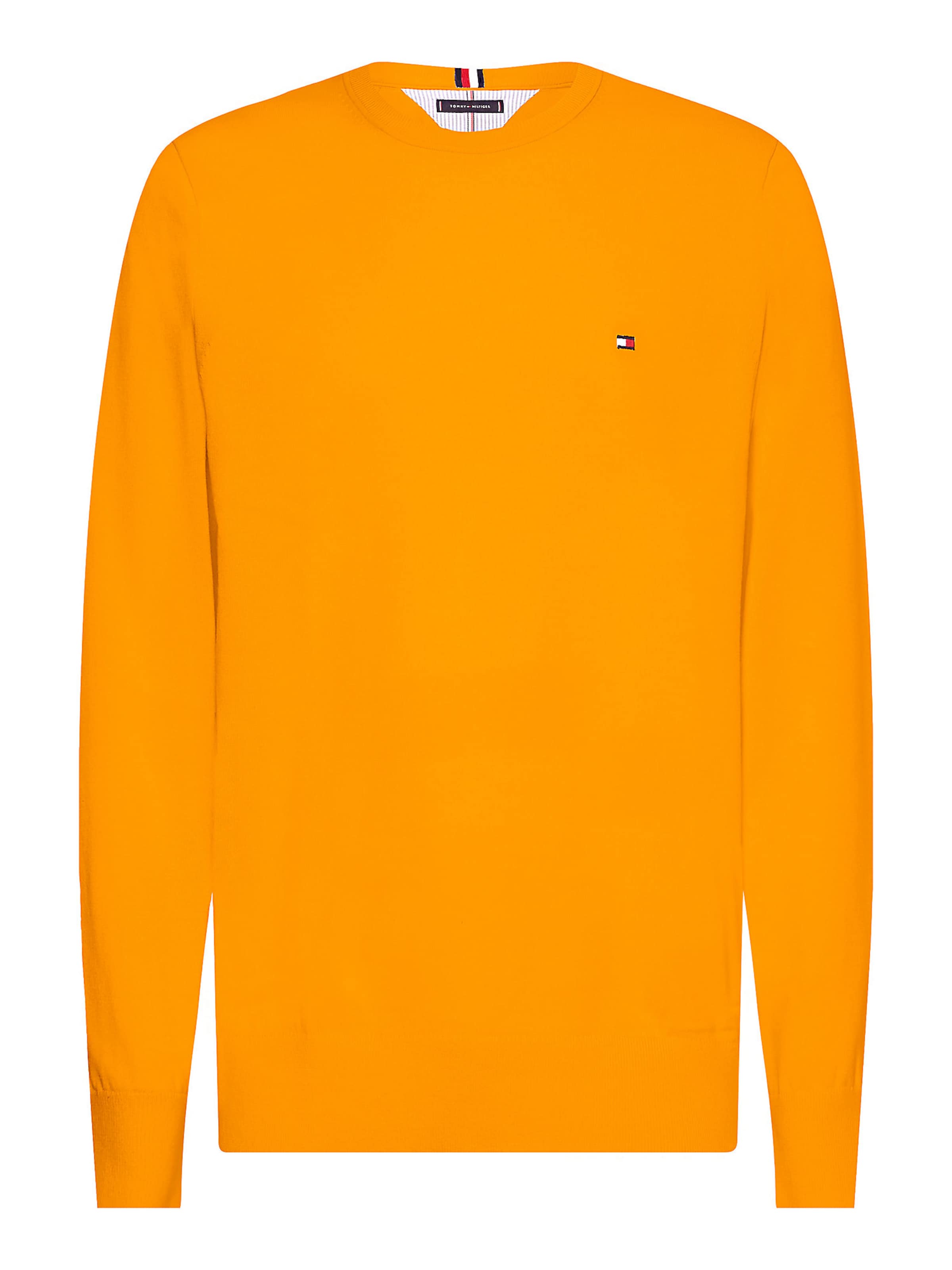 Pull orange tommy hilfiger hotsell