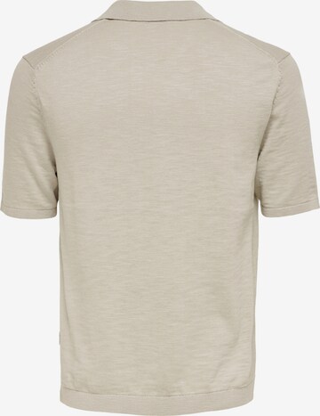 Only & Sons T-shirt 'Ace' i beige