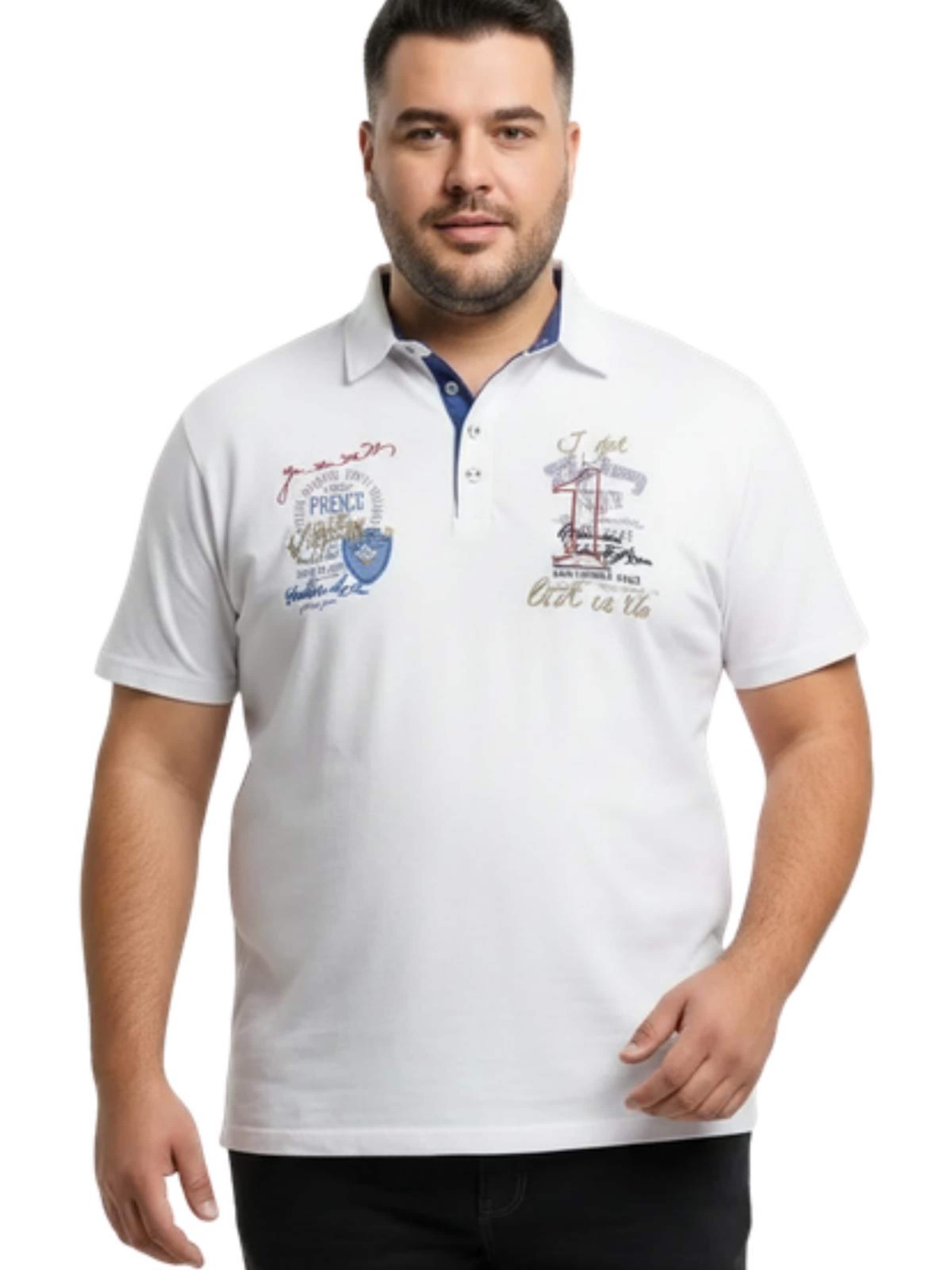 Lavecchia T-shirt 'LV-3101 Übergrößen' i beige: framsida