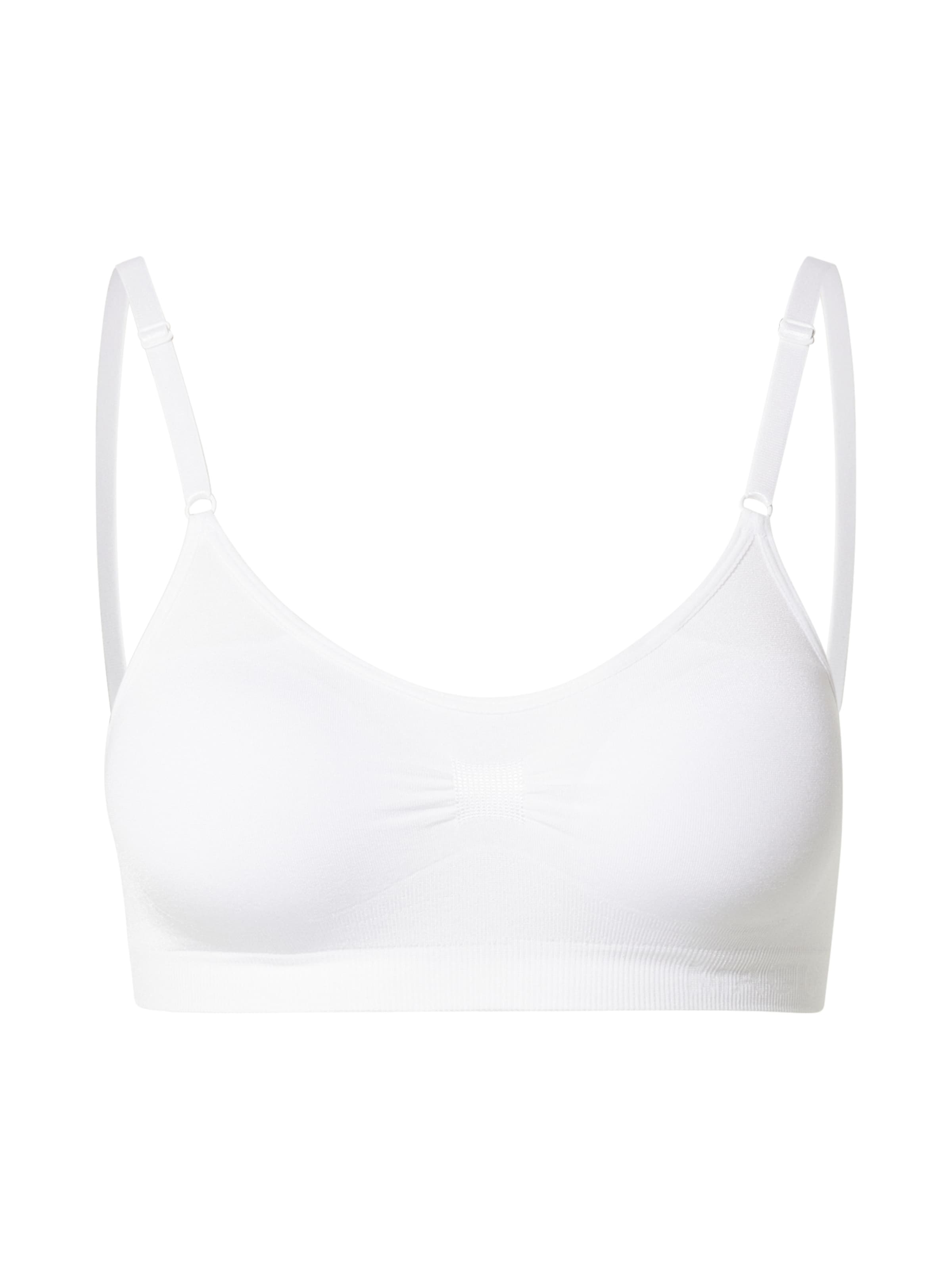 MAGIC Bodyfashion Bralette Bra in White: front