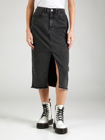 Gonna 'Kim Skirt' di ABOUT YOU in nero: frontale
