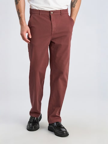 Baggy Pantalon chino Lindbergh en rouge