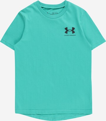 UNDER ARMOUR Funkční tričko – zelená: přední strana