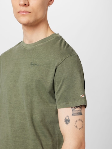 Pepe Jeans - Camisa 'Jacko' em verde