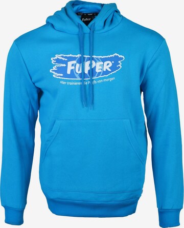 FuPer Sweatshirt 'Rudi' in Blue: front