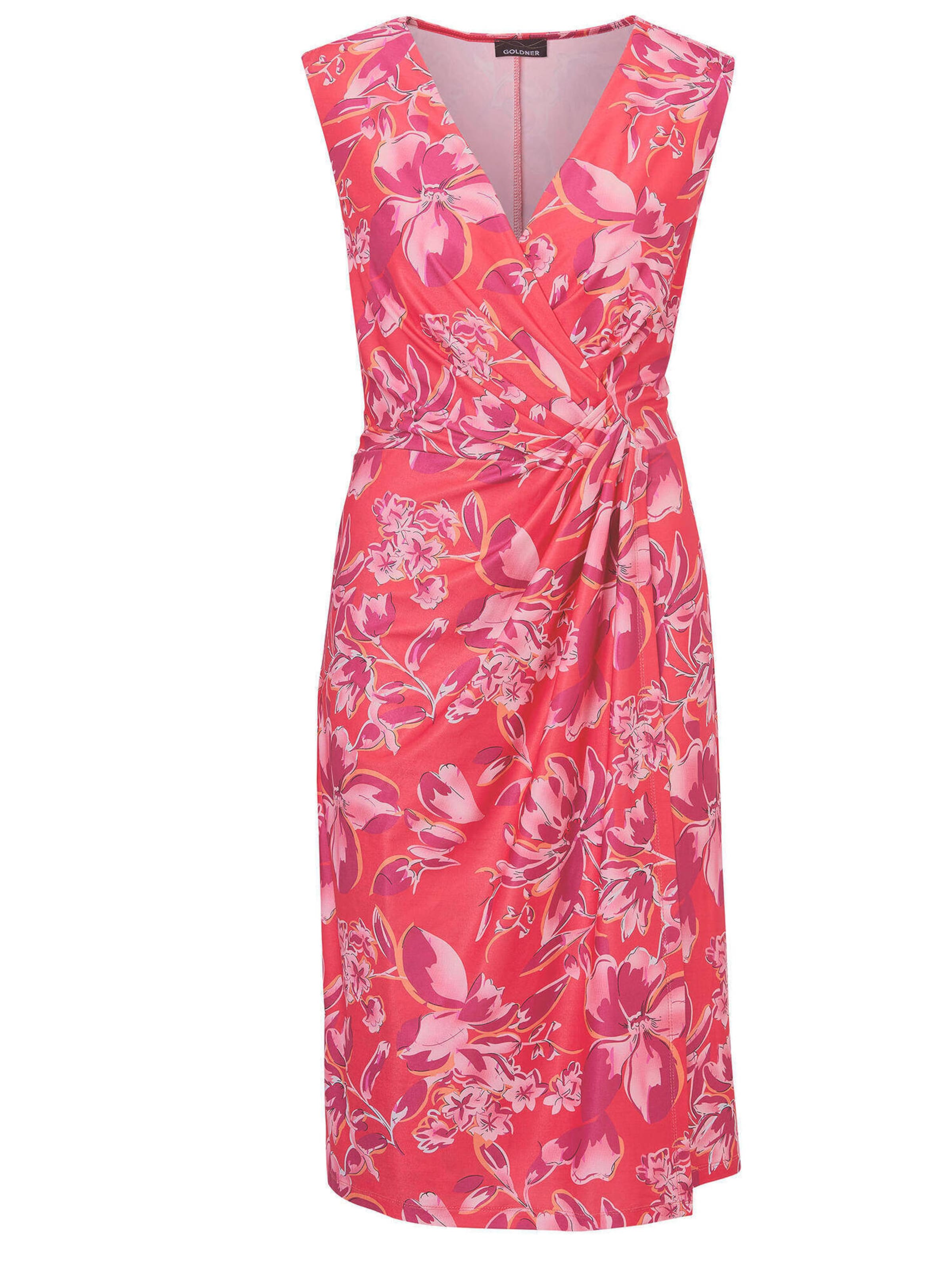 Goldner Kleid in Pink: Vorderseite