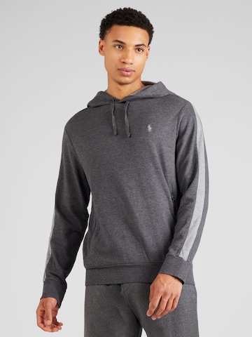 Sweat-shirt Polo Ralph Lauren en gris : devant