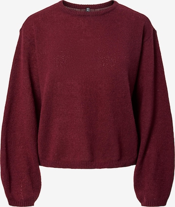 Pullover 'PCIda' di PIECES in rosso: frontale