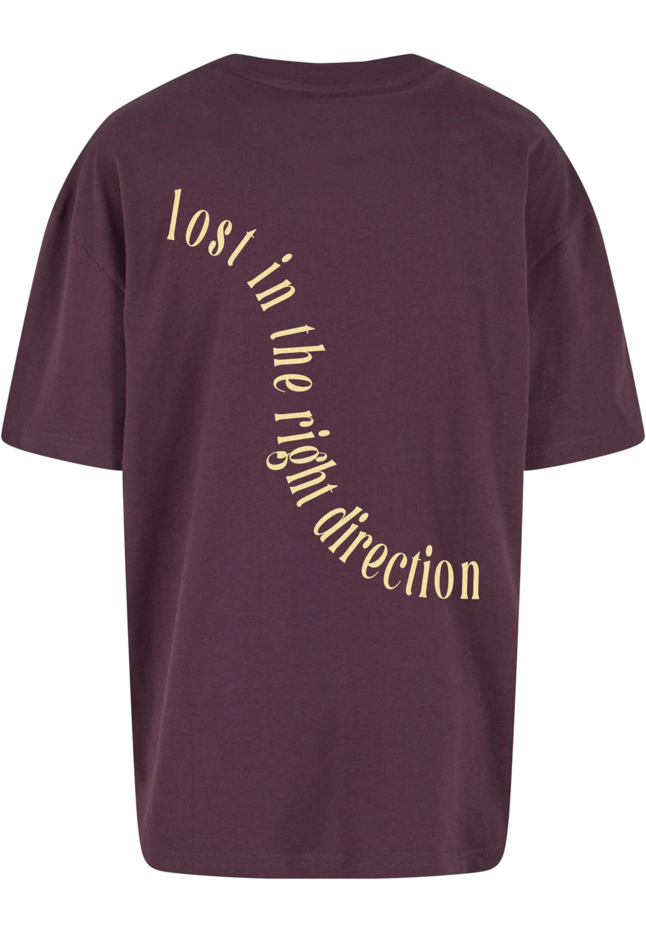 T-Shirt 'Right Direction' Lost Youth en violet