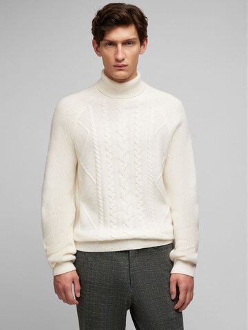 Pull-over HECHTER PARIS en beige : devant