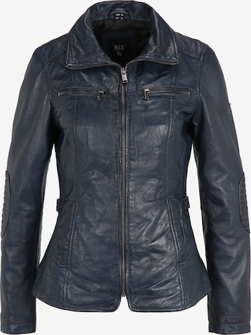 H.I.S Between-Season Jacket in Blue: front