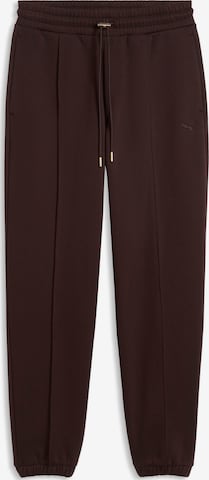 Effilé Pantalon PUMA en marron : devant