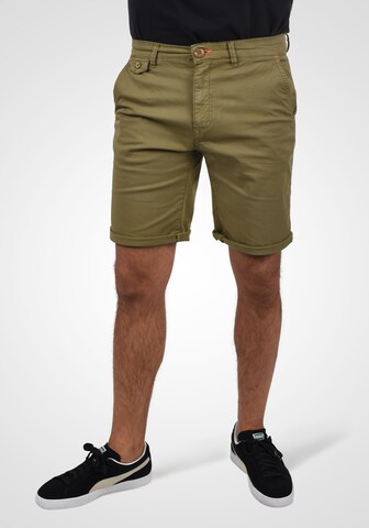 BLEND Regular Chino in Groen: voorkant