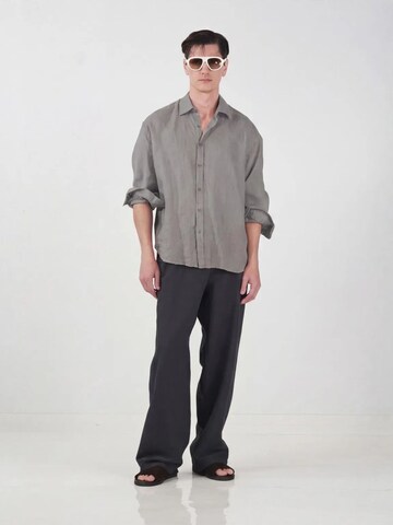 Giesto - Comfort Fit Camisa em cinzento