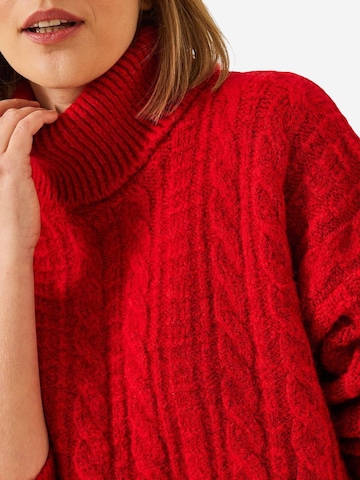 Bianco Lucci Sweter w kolorze czerwony