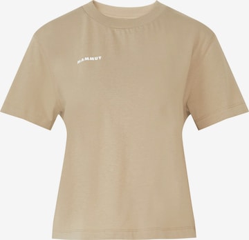 MAMMUT Funktionsshirt in Beige: Vorderseite