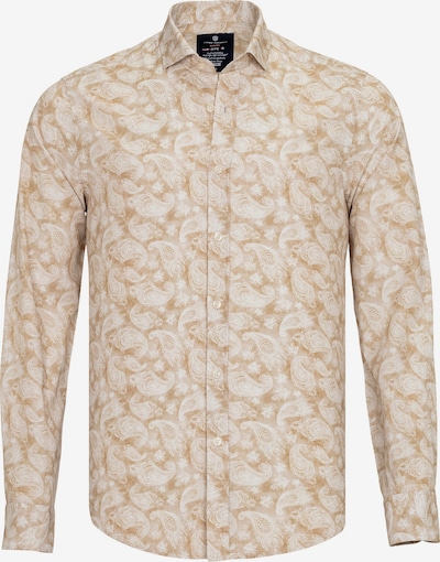Jimmy Sanders Hemd 'Luca' in beige / weiß, Produktansicht