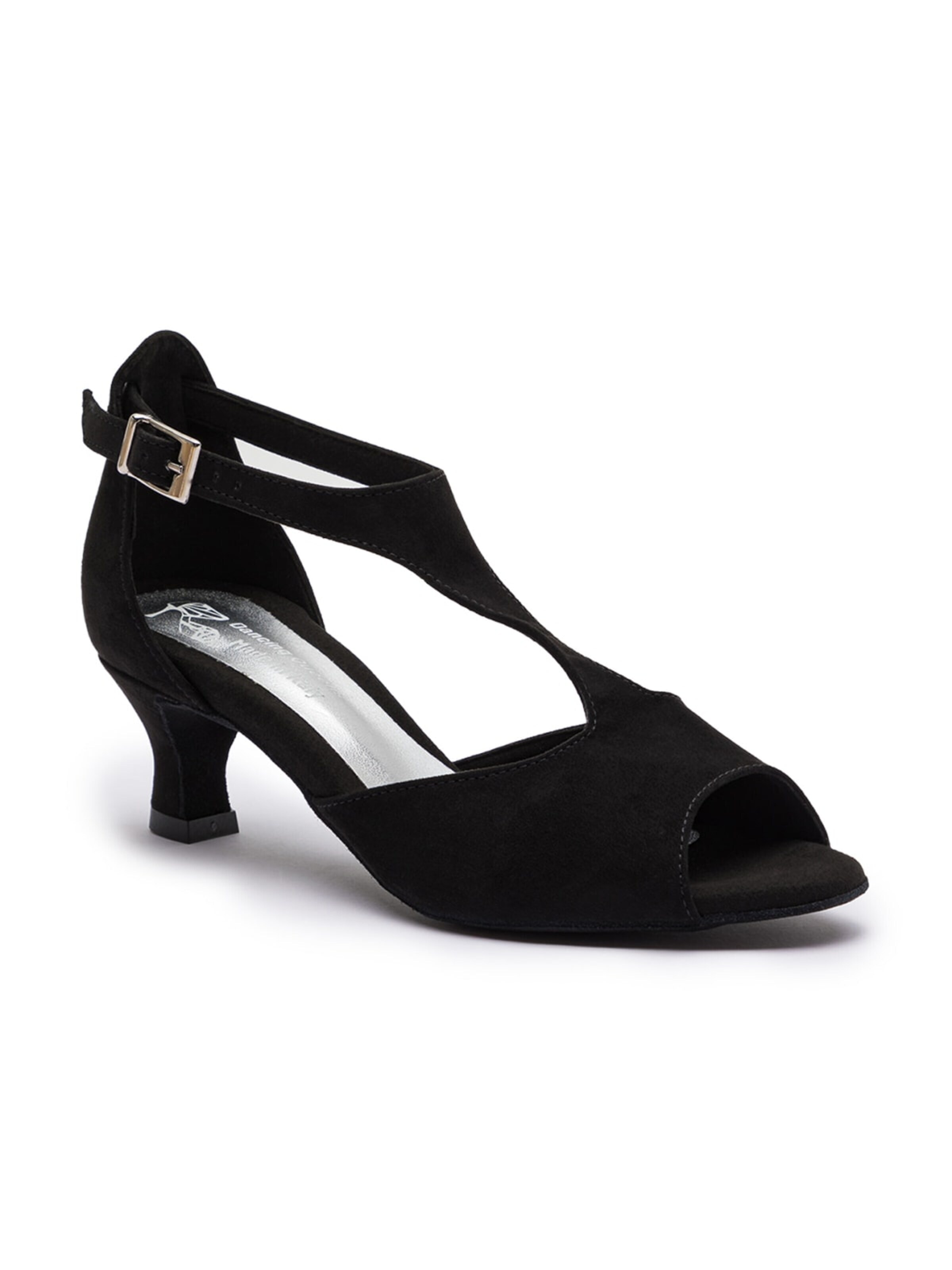 Dancing Queens Strap Sandals 'Grace Serenity Tanzschuhe Wildleder - Absatz 5.0 cm flare' in Black
