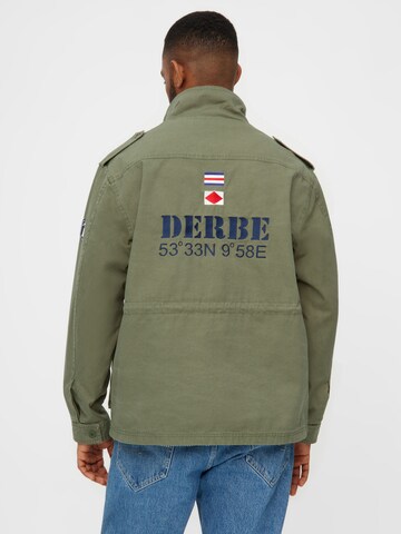 Derbe Between-Seasons Coat 'Milby' in Green