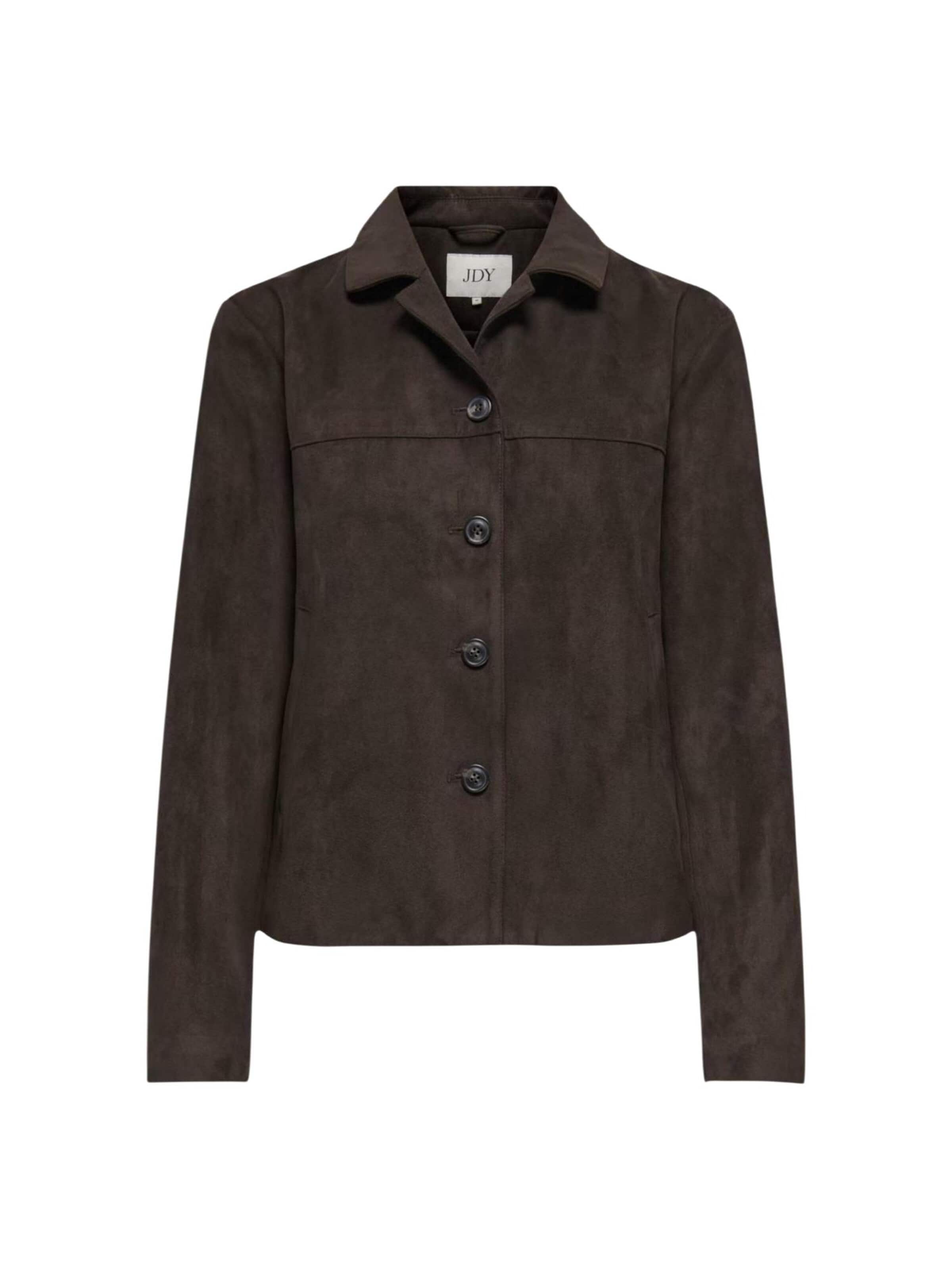 Giacca invernale 'JDYNICO FAUX SUEDE JACKET OTW SGO NOOS 15355087' di Jaqueline de Yong in marrone: frontale
